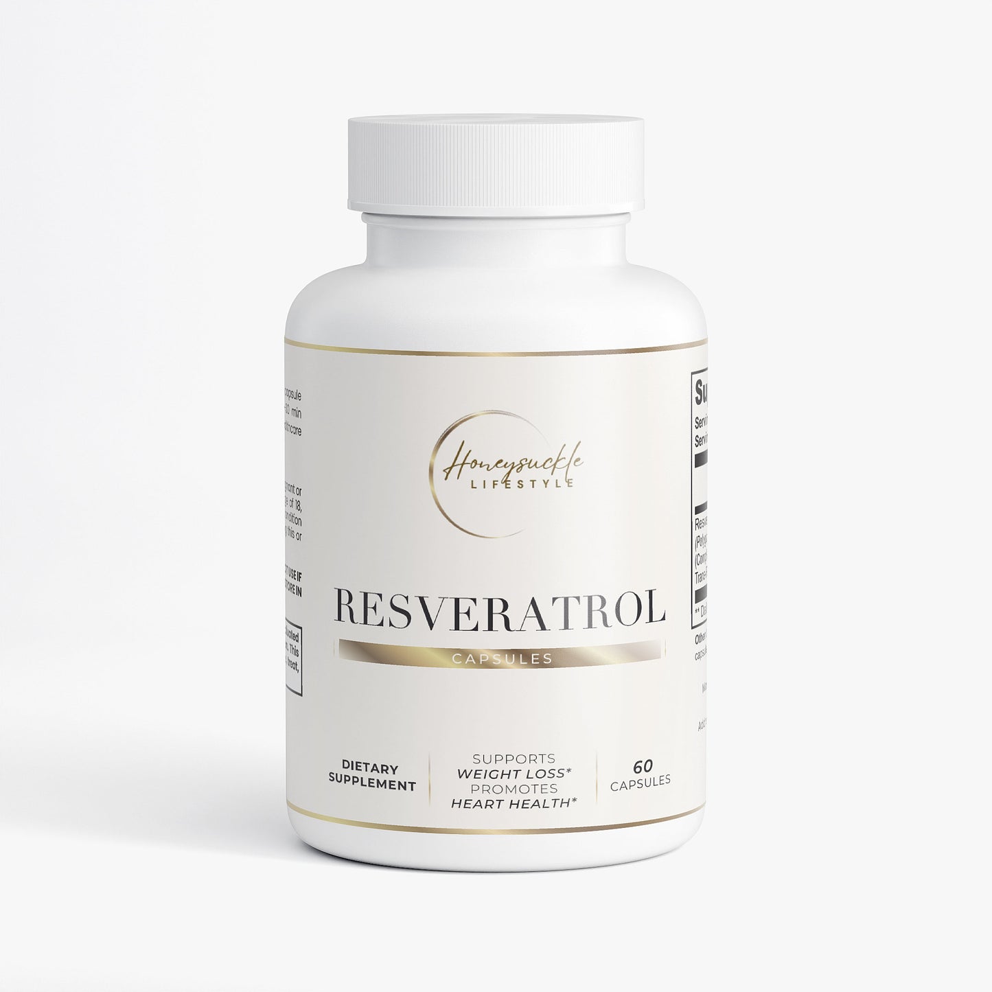 Resveratrol 50% 600mg - HoneySuckle Lifestyle
