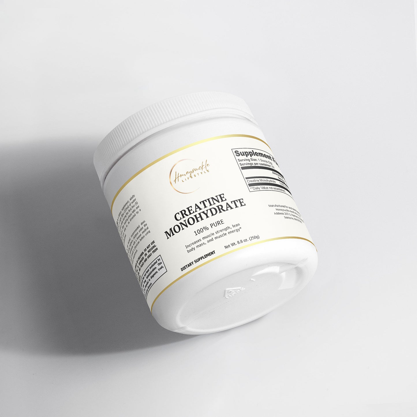 Creatine Monohydrate - HoneySuckle Lifestyle