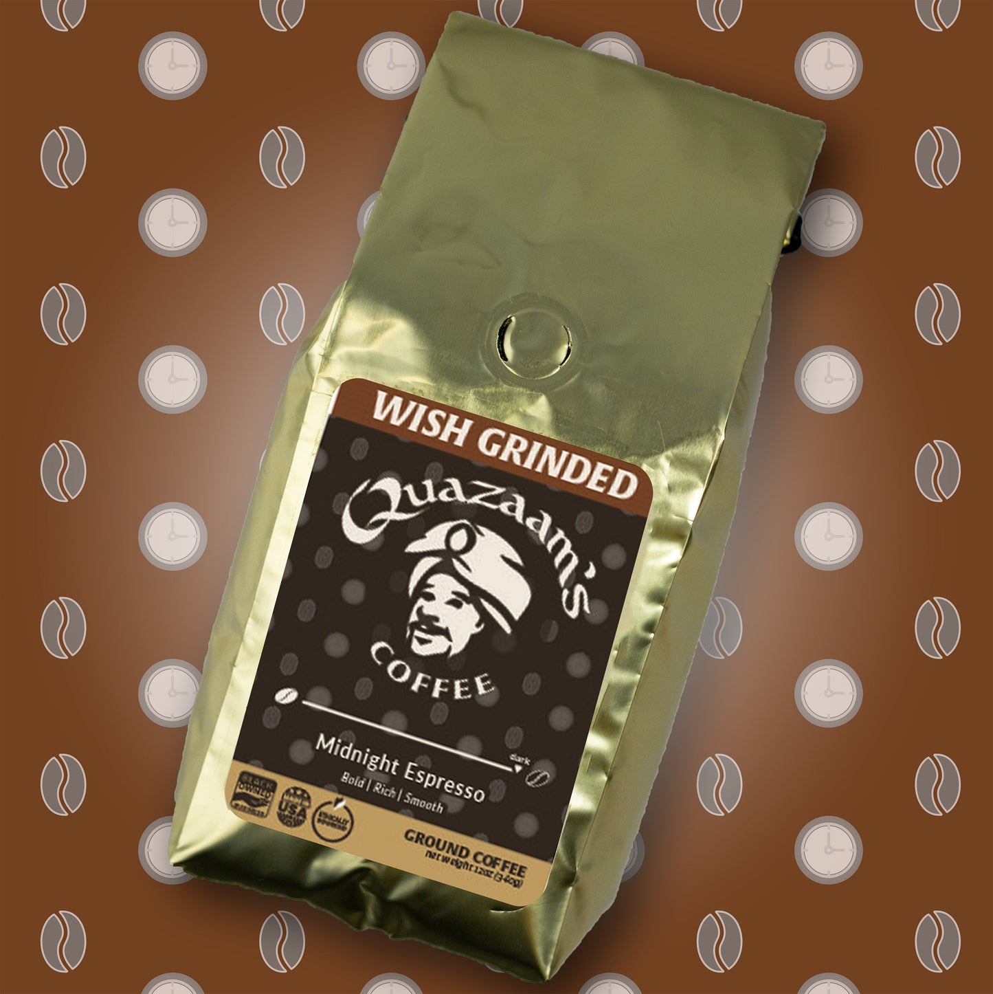 Midnight Espresso Coffee | Ground & Whole Bean Coffee | Dark Rich Roast - HoneySuckle Lifestyle