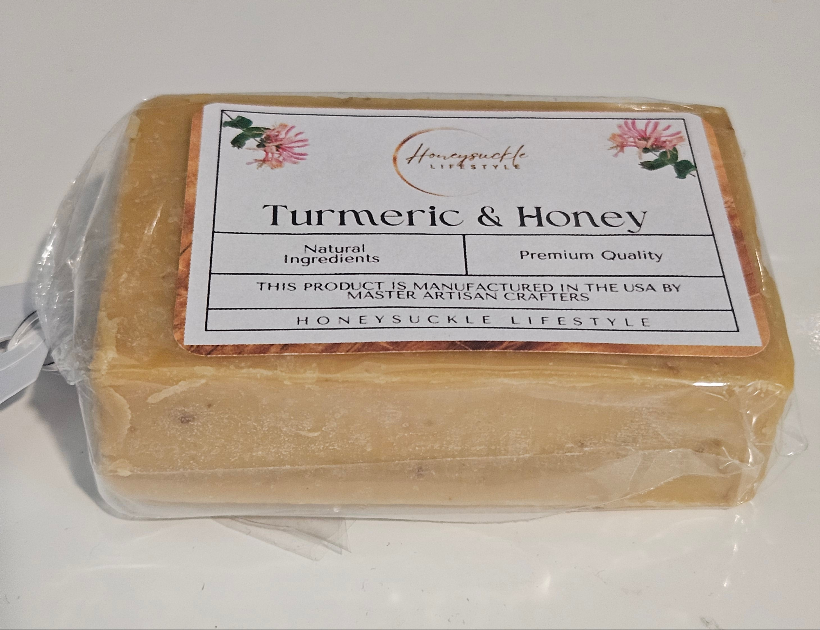 Turmeric, Honey & Orange Bar Soap - HoneySuckle Lifestyle