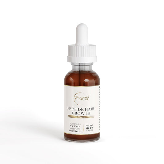 Hair Growth Serum with peptides for daily scalp care routine