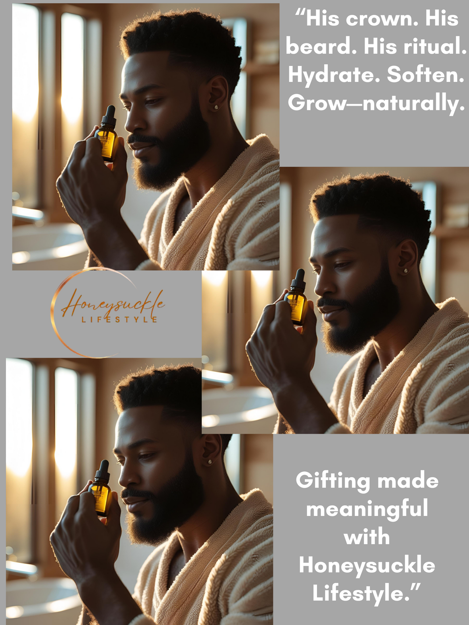 Non-toxic beard oils and body care made for men. Clean, effective grooming for confidence and skin health.
