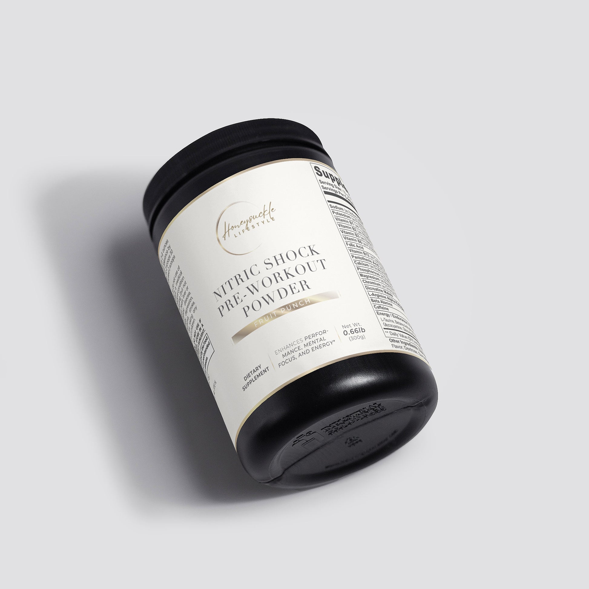 Nitric Shock Pre-Workout Powder (Fruit Punch) - HoneySuckle Lifestyle