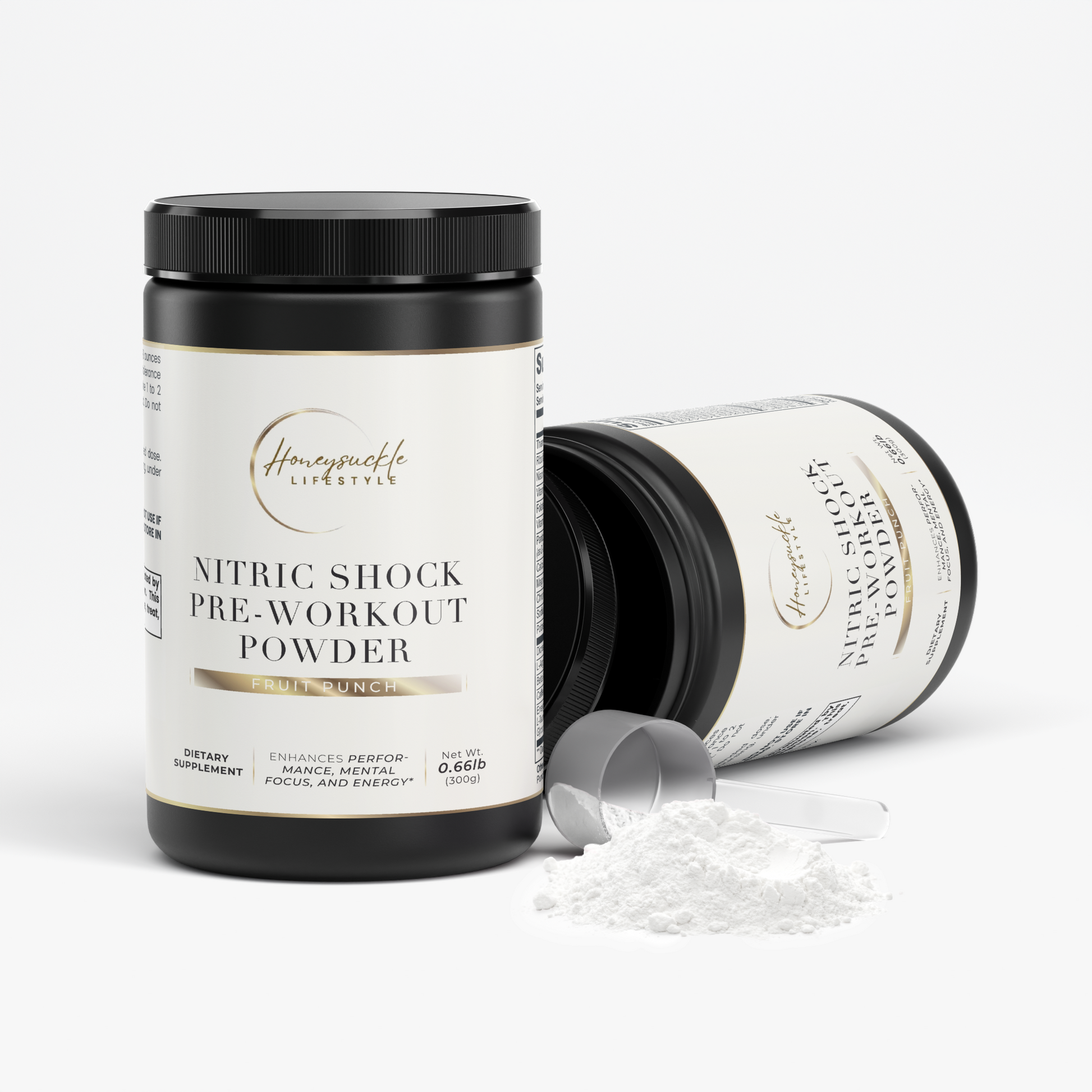 Nitric Shock Pre-Workout Powder (Fruit Punch) - HoneySuckle Lifestyle
