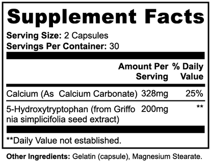 5-HTP w/Calcium - HoneySuckle Lifestyle