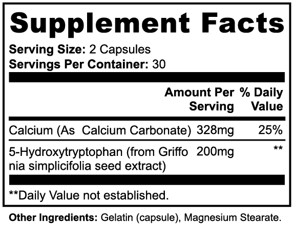 5-HTP w/Calcium - HoneySuckle Lifestyle