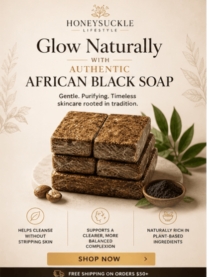 African Black Soap - HoneySuckle Lifestyle