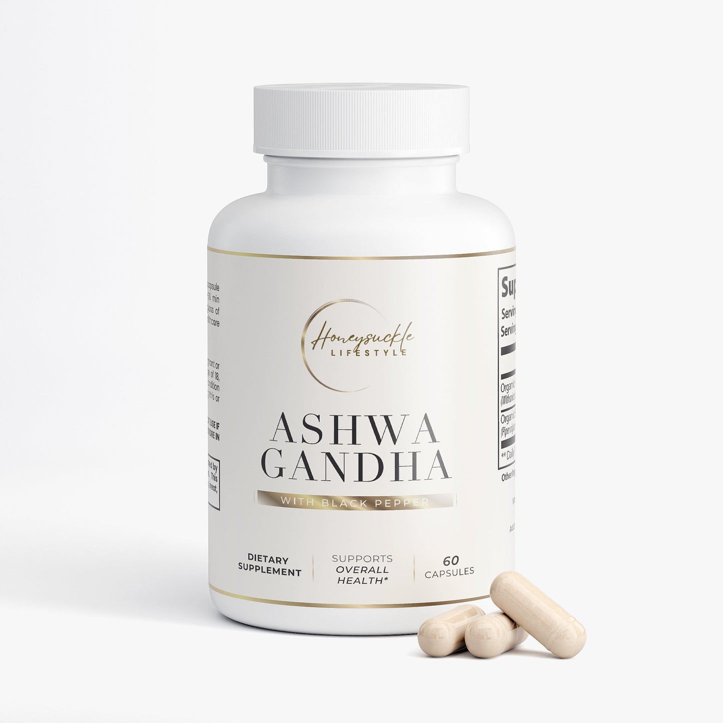 Ashwagandha w/black pepper - HoneySuckle Lifestyle
