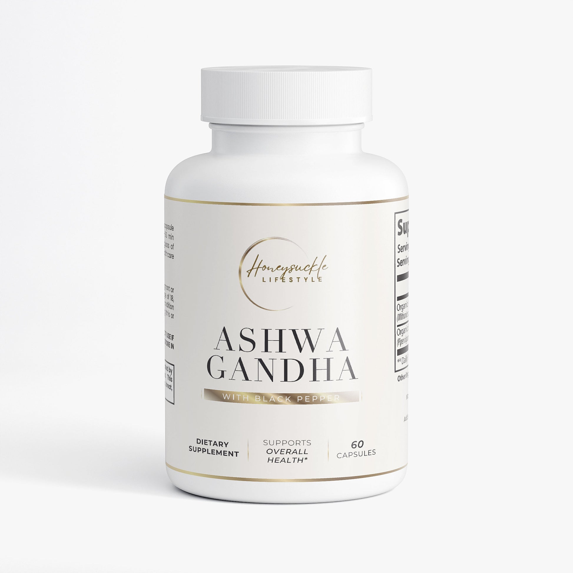 Ashwagandha w/black pepper - HoneySuckle Lifestyle
