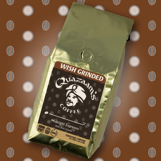 Midnight Espresso Coffee | Ground & Whole Bean Coffee | Dark Rich Roast - HoneySuckle Lifestyle