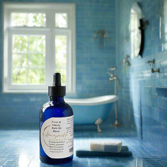 Focus & Clarity Bath and Massage Oil - HoneySuckle Lifestyle