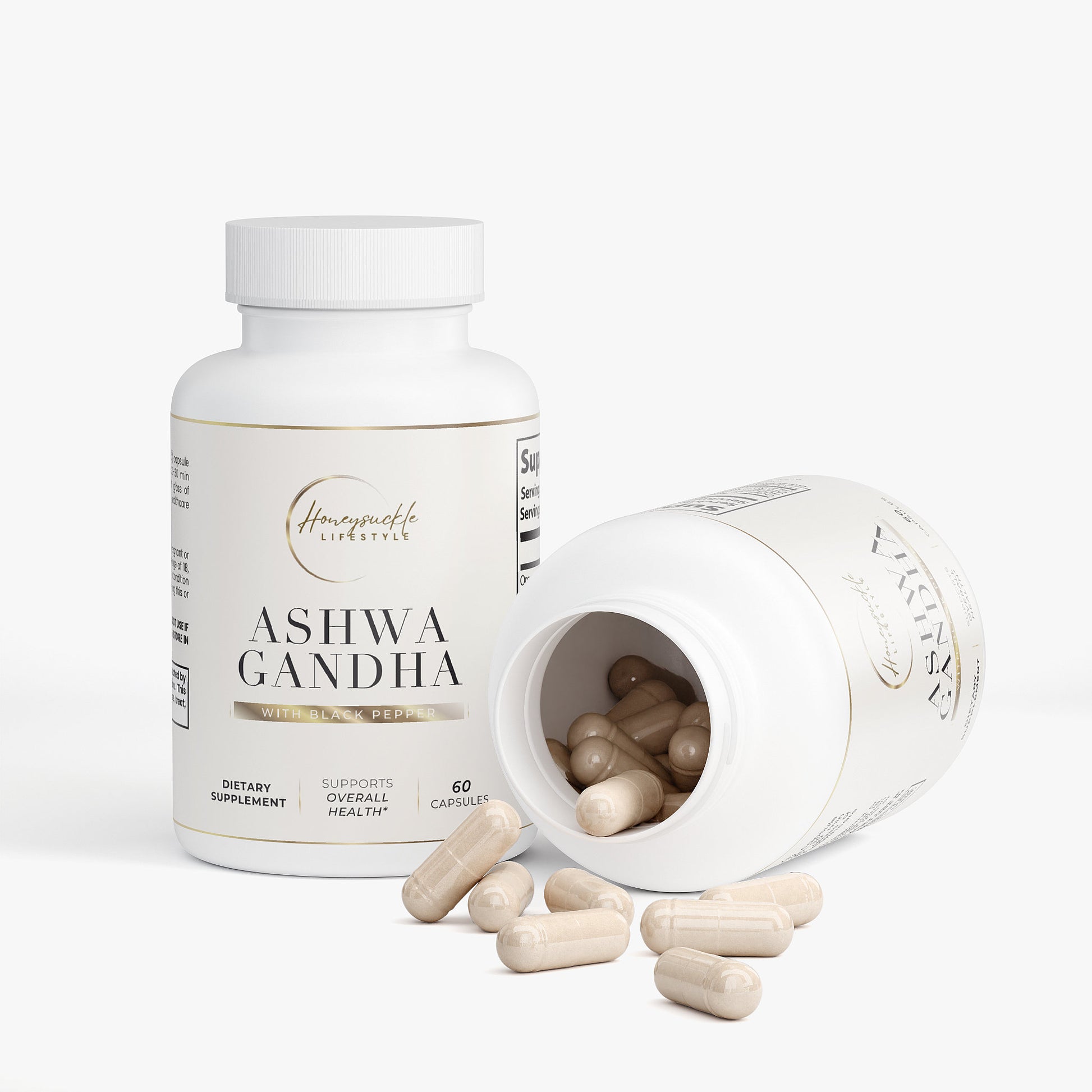 Ashwagandha w/black pepper - HoneySuckle Lifestyle