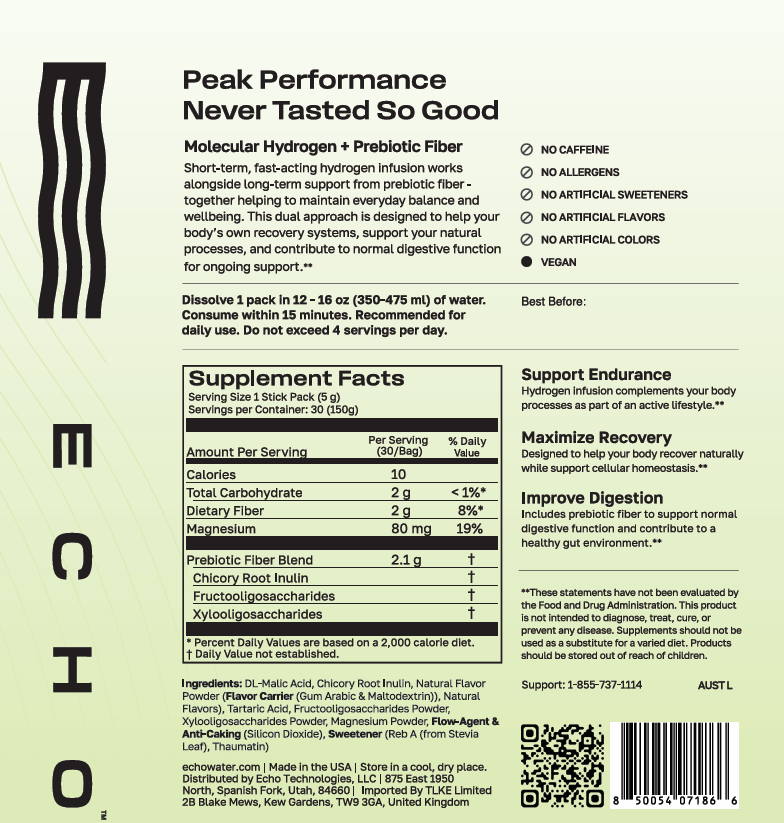 Hydrogen Prebiotic Stick Pack (30-pack) - HoneySuckle Lifestyle
