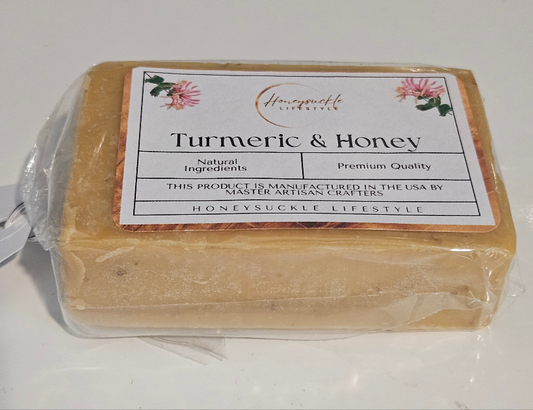 Turmeric, Honey & Orange Bar Soap - HoneySuckle Lifestyle