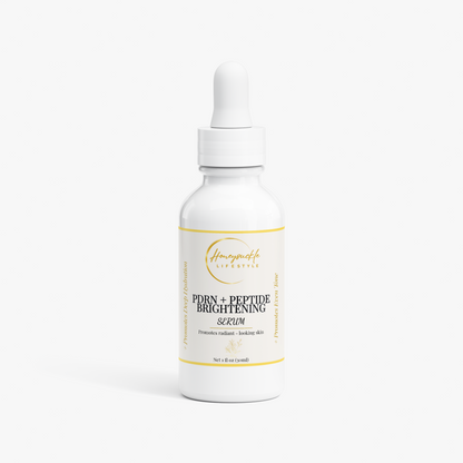 HoneySuckle Lifestyle PDRN + Peptide Brightening Serum 1 fl oz dropper bottle