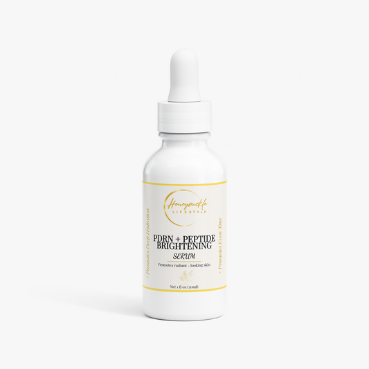 HoneySuckle Lifestyle PDRN + Peptide Brightening Serum 1 fl oz dropper bottle