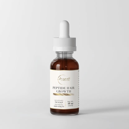 Peptide Hair Growth Serum 1 oz bottle for thinning hair