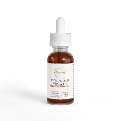 Hair Growth Serum with peptides for daily scalp care routine