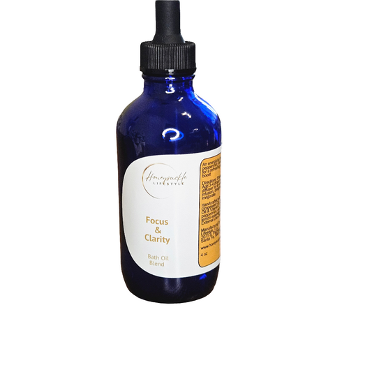 Focus & Clarity Bath and Massage Oil - HoneySuckle Lifestyle